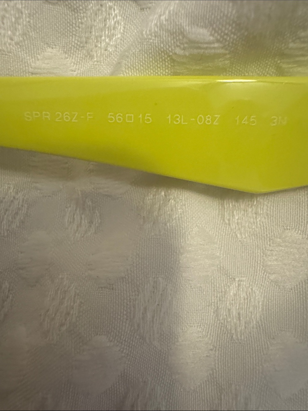 Prada Neon Yellow Cat-Eye Sunglasses - Picture 3 of 3